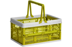 Premier Housewares Lime Green Folding Storage Basket